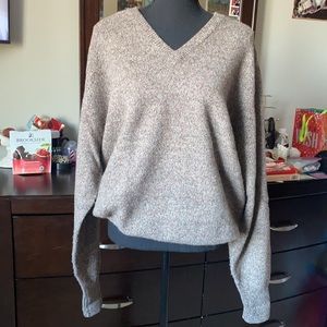 Lord And Taylor 100% Lambswool XL V-Neck Sweater